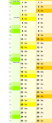 kalender 2016 a4 de